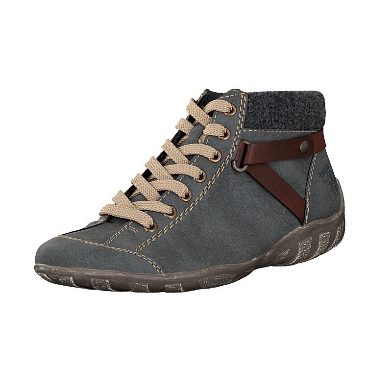 Botas Rieker L6527-14 Para Mulher - Azuis